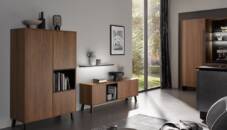 AV_6082GL_Nussbaum-elegant_AV7070GL_Industriestahl_Sideboard